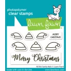 Lawn Fawn All The Santa Hats Szilikonbélyegző LF3904 Clear Stamps (1 csomag)