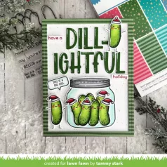   Lawn Fawn How You Bean? Pickle Add-On Szilikonbélyegző LF3907 Clear Stamps (1 csomag)