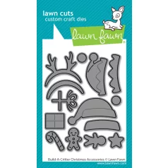   Lawn Fawn Build-A-Critter Christmas Vágósablon LF3913 Lawn Cuts (1 csomag)