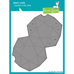   Lawn Fawn Star Treat Box Vágósablon LF3917 Lawn Cuts (1 csomag)
