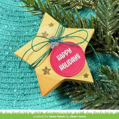   Lawn Fawn Star Treat Box Vágósablon LF3917 Lawn Cuts (1 csomag)