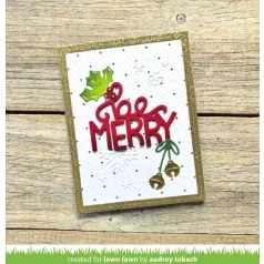   Lawn Fawn Giant Be Merry Vágósablon LF3919 Lawn Cuts (1 csomag)