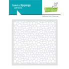 Lawn Fawn Cobblestone Stencil LF3921 Lawn Clippings Stencils (1 csomag)