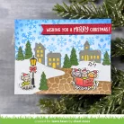 Lawn Fawn Snowflakes Stencil LF3923 Lawn Clippings Stencils (1 csomag)