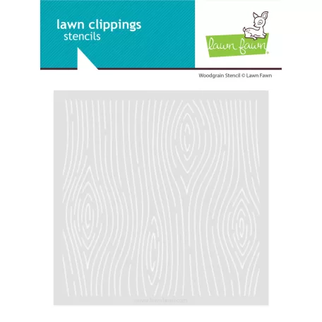 Lawn Fawn Woodgrain Stencil LF3874 Lawn Clippings Stencils (1 csomag)
