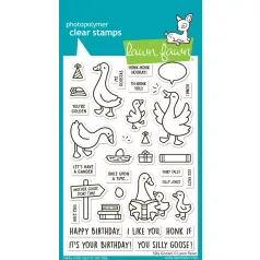   Lawn Fawn Silly Goose! Szilikonbélyegző LF3844 Clear Stamps (1 csomag)
