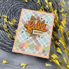   Lawn Fawn Scripty Fall Outline Add-On Vágósablon LF3872 Lawn Cuts (1 csomag)