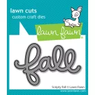 Lawn Fawn Scripty Fall Vágósablon LF3871 Lawn Cuts (1 csomag)
