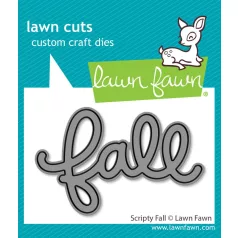   Lawn Fawn Scripty Fall Vágósablon LF3871 Lawn Cuts (1 csomag)