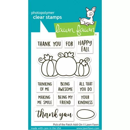 Lawn Fawn Pick of the Patch Add-On Szilikonbélyegző LF3856 Clear Stamps (1 csomag)