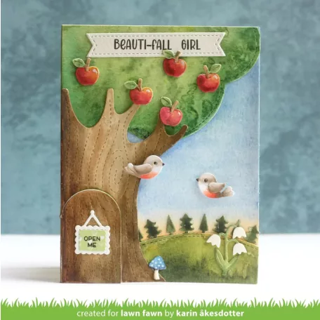 Lawn Fawn Knock, Knock, Who's There? Tree Add-On Vágósablon LF3865 Lawn Cuts (1 csomag)