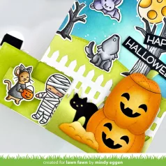   Lawn Fawn Knock, Knock, Who's There? Rectangle Door Add-On Vágósablon LF3864 Lawn Cuts (1 csomag)