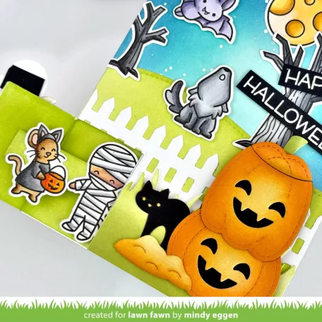 Lawn Fawn Knock, Knock, Who's There? Rectangle Door Add-On Vágósablon LF3864 Lawn Cuts (1 csomag)