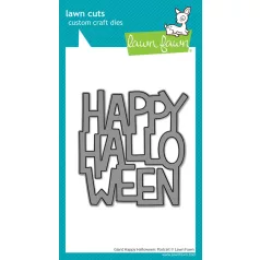   Lawn Fawn Giant Happy Halloween Portrait Vágósablon LF3870 Lawn Cuts (1 csomag)