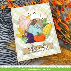   Lawn Fawn Cornucopia Vágósablon LF3867 Lawn Cuts (1 csomag)