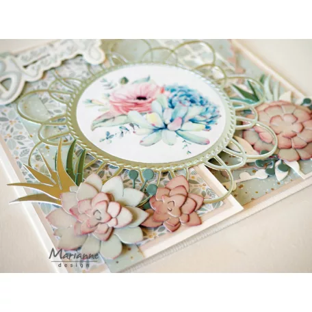 Marianne Design Vágósablon Creatable Succulent Set (LR0923)  - 1 csomag