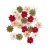 Prima Marketing Twinkle & Treats Virág díszítőelem Holiday Blooms Flowers (1 csomag)