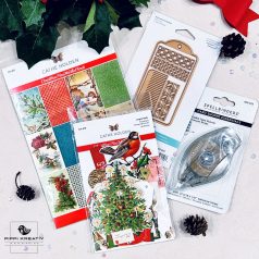   Spellbinders Karácsonyi Kreatív Alkotócsomag - Vintage Holiday Tags (1 csomag)