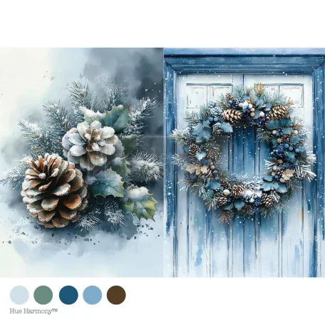 Redesign with Prima Wreath Of Whispers Decoupage papír A4 Decoupage Fibe (1 ív)