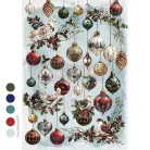 Redesign with Prima Jewel Of The Season Decoupage papír A4 Decoupage Fibe (1 ív)