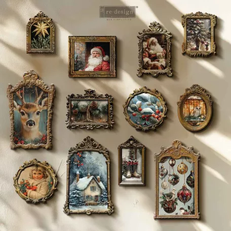 Redesign with Prima Jewel Of The Season Decoupage papír A4 Decoupage Fibe (1 ív)