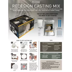   Redesign with Prima  Öntőanyag és eszközkészlet  Casting Mix Kit (1 csomag)