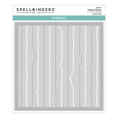  Spellbinders Tattered Stripes Stencil Beautifully Imperfect Stencils (1 csomag)