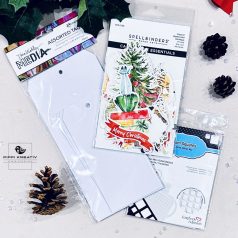   Spellbinders Karácsonyi Kreatív Alkotócsomag -  Interaktív, mozgó ajándékkísérők készítéséhez (1 csomag)