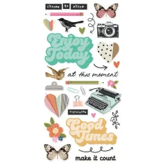 Simple Stories Matrica Take Note Foam Stickers (2 ív)