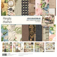  Simple Stories Scrapbook papírkészlet 12" (30 cm) Simple Vintage Junk Drawer Collection Kit (1 csomag)