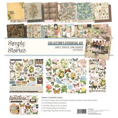   Simple Stories Scrapbook papírkészlet 12" (30 cm) Simple Vintage Junk Drawer Collectors Essentials Kit (1 csomag)
