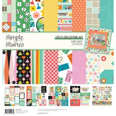   Simple Stories Scrapbook papírkészlet 12" (30 cm) Game Night Collection Kit (1 csomag)