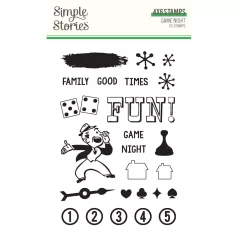   Simple Stories Szilikonbélyegző Game Night Stamps (1 csomag)