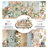   Prima Marketing Homegrown Scrapbook papírkészlet 12" (30 cm) Paper Pad (14 lap)