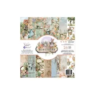   Prima Marketing Homegrown Scrapbook papírkészlet 6" (15 cm) Paper Pad (26 lap)
