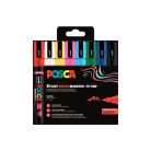 UNI POSCA ecsethegyű dekormarker 1-4 mm PC-5BR (8 db)