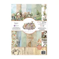   Prima Marketing Homegrown Scrapbook papírkészlet 6"X8" (15x20 cm) Paper Pad (15 lap)