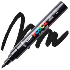   UNI POSCA ecsethegyű dekormarker 1-4 mm PC-5BR FEKETE (24) 1 db