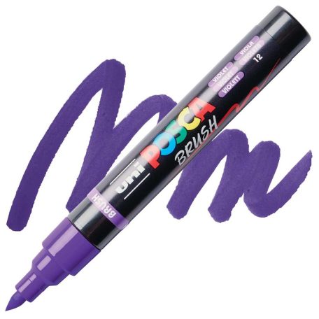 UNI POSCA ecsethegyű dekormarker 1-4 mm PC-5BR LILA (12) 1 db
