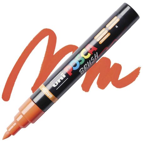 UNI POSCA ecsethegyű dekormarker 1-4 mm PC-5BR NARANCS (4) 1 db