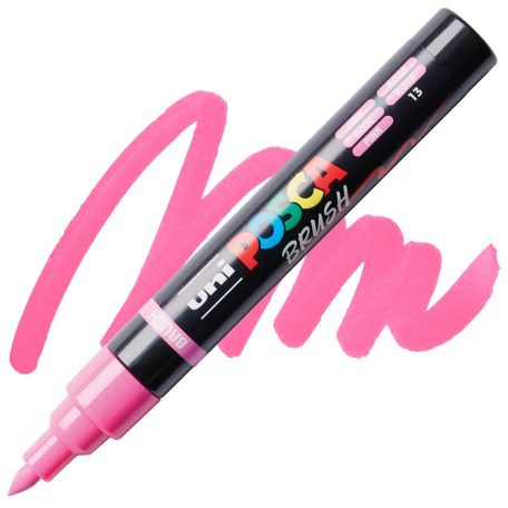 UNI POSCA ecsethegyű dekormarker 1-4 mm PC-5BR RÓZSASZÍN (13) 1 db