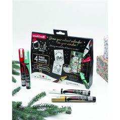   UNI PWE-5M Folyékony kréta KARÁCSONYI DEKORÁCIÓS Tradicionális színek