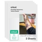 Cricut Nyomtatható ideiglenes tetoválás A4 APrintable Tattoo Paper A4 Transparent (3 ív)