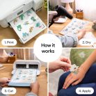 Cricut Nyomtatható ideiglenes tetoválás A4 APrintable Tattoo Paper A4 Transparent (3 ív)