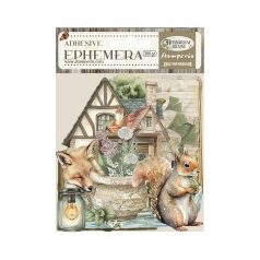   Stamperia Herbarium Silvae Kivágatok - öntapadós Ephemera (1 csomag)