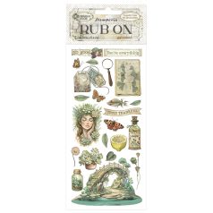   Stamperia Herbarium Silvae Kaparós matrica  Bridge Rub-On (1 ív)