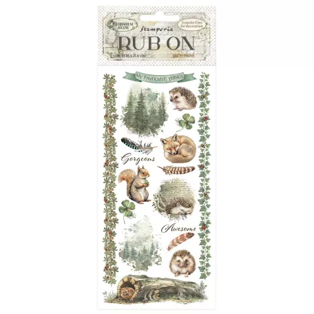 Stamperia Herbarium Silvae Kaparós matrica  Forest Rub-On (1 ív)