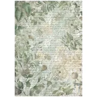   Stamperia Herbarium Silvae Rizspapír A4 Books Rice Paper (1 ív)
