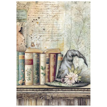 Stamperia Herbarium Silvae Rízspapír készlet A6  Mini Rice Paper (8 ív)