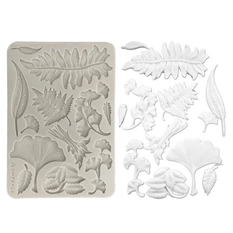 Stamperia Herbarium Silvae Szilikon öntőforma A5 Botanical Leaf Collection Silicon Mould (1 db)